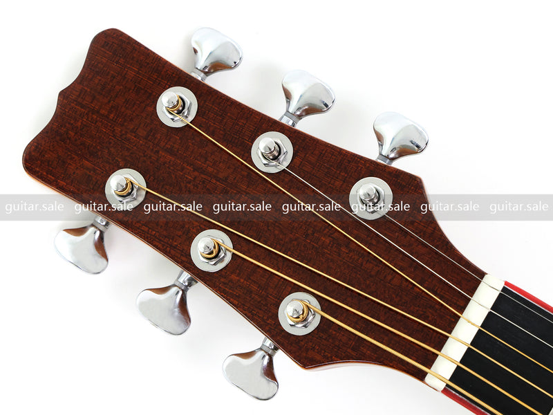 41-Inch GA Cutaway Acoustic Guitar with Figured Ash Top (TY-028)