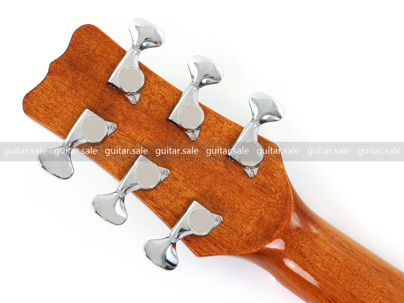 41-Inch GA Cutaway Acoustic Guitar with Figured Ash Top (TY-028)