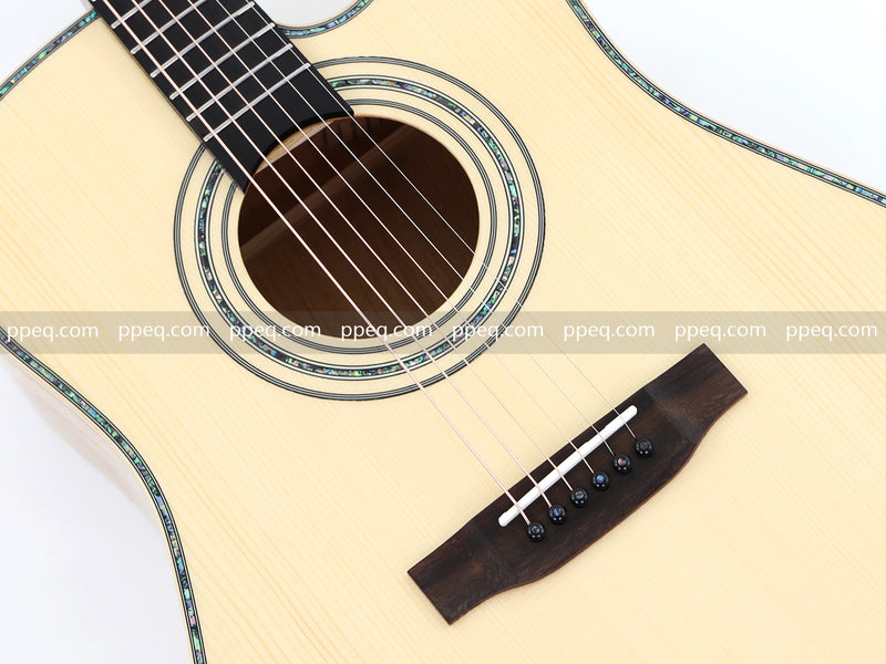 41-inch Solid Spruce Top Acoustic Guitar with Gloss Finish (JY-450)