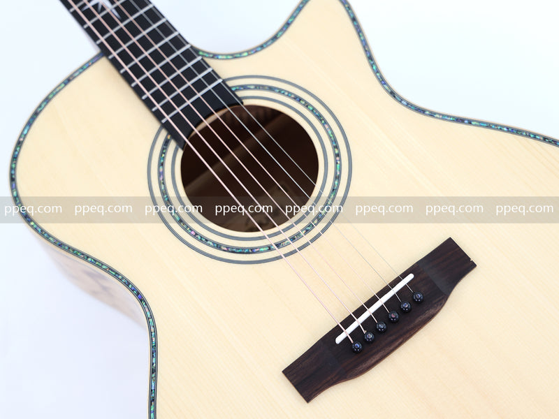 41-inch Solid Spruce Top Acoustic Guitar with Gloss Finish (JY-GA012)