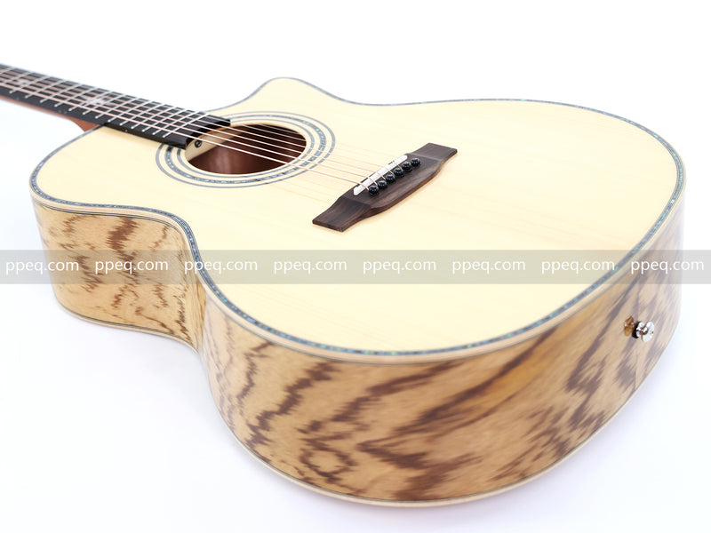 41-inch Solid Spruce Top Acoustic Guitar with Gloss Finish (JY-GA012)