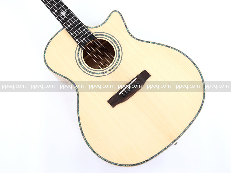 41-inch Solid Spruce Top Acoustic Guitar with Gloss Finish (JY-GA012)
