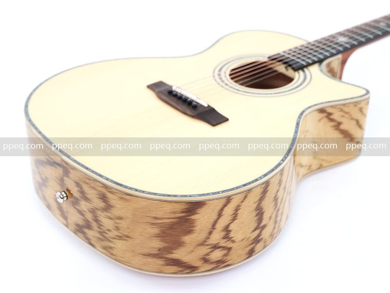41-inch Solid Spruce Top Acoustic Guitar with Gloss Finish (JY-GA012)