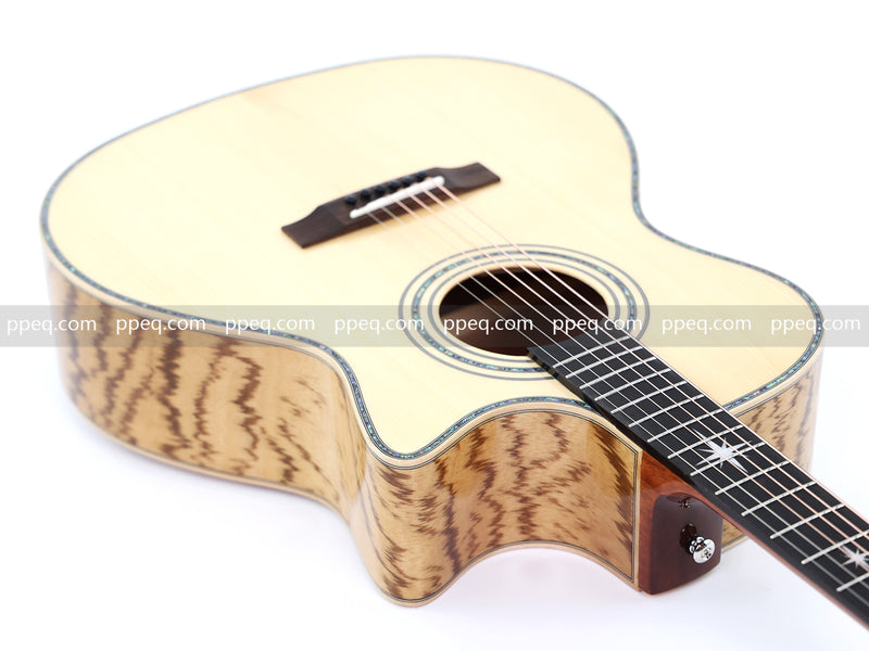 41-inch Solid Spruce Top Acoustic Guitar with Gloss Finish (JY-GA012)
