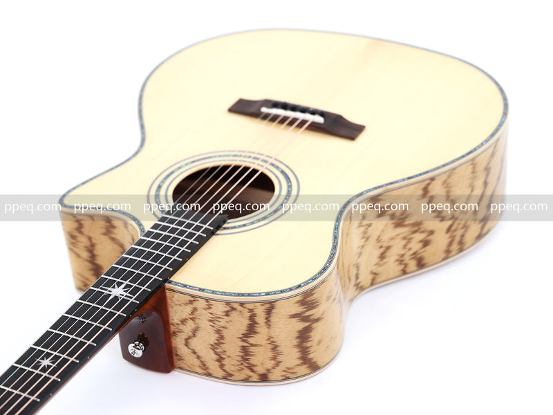 41-inch Solid Spruce Top Acoustic Guitar with Gloss Finish (JY-GA012)