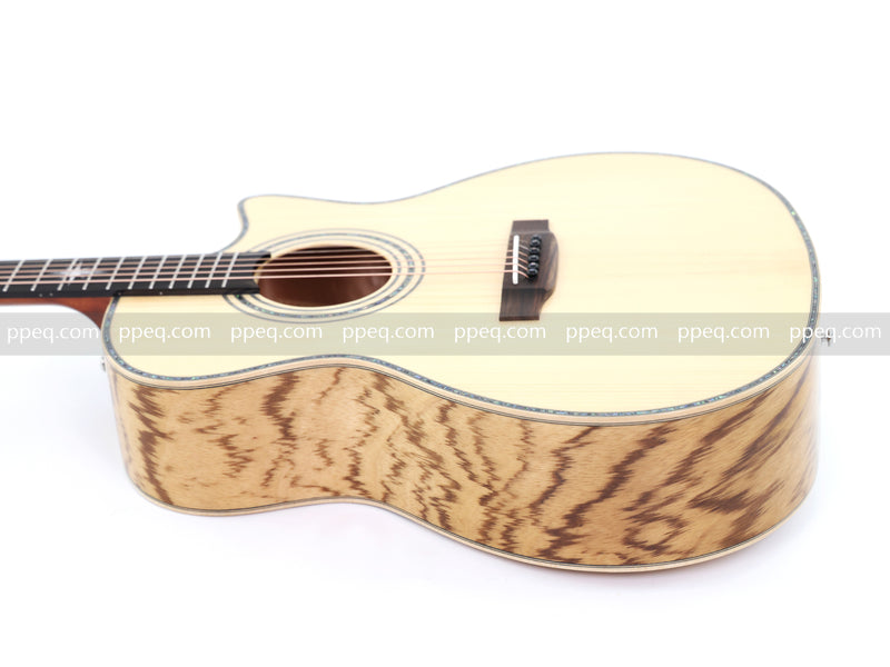 41-inch Solid Spruce Top Acoustic Guitar with Gloss Finish (JY-GA012)
