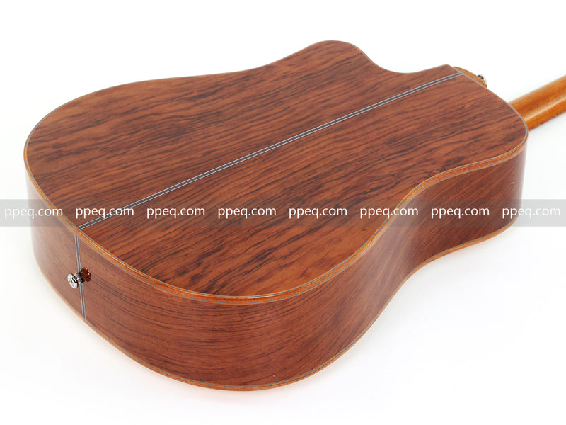 41-inch Padauk Back & Sides Acoustic Guitar with Gloss Finish (TY-012)