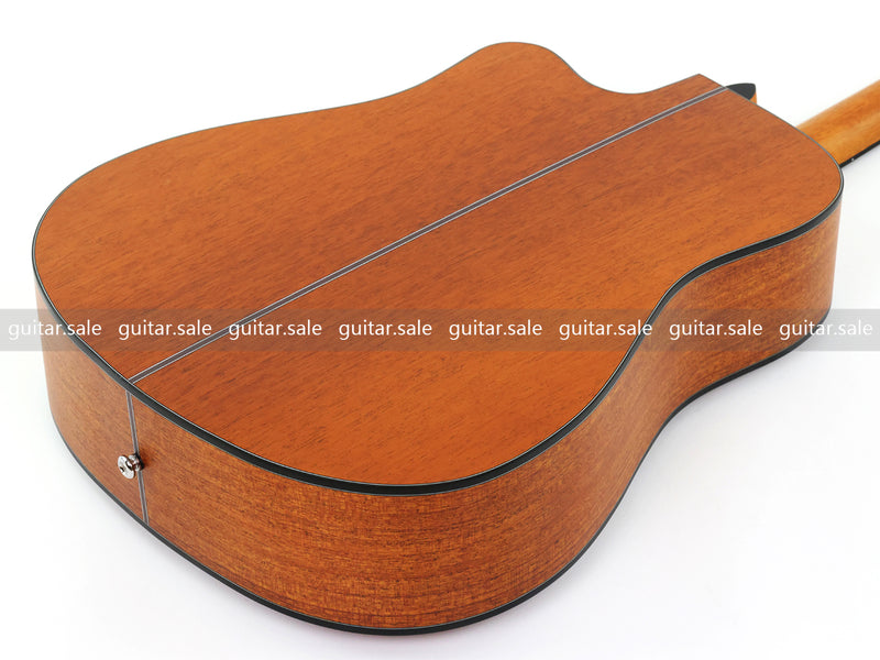 41 Inch Cutaway All Mahogany Body Acoustic Guitar with Satin Finish (TY-027)