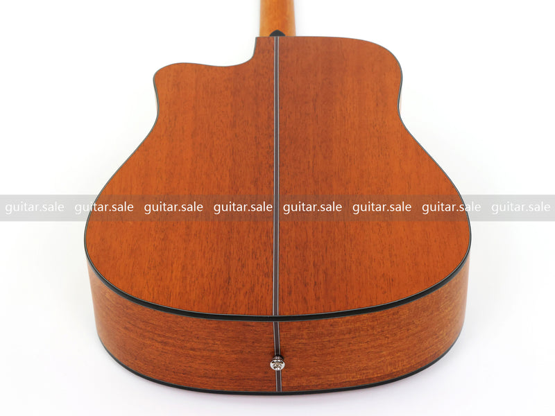 41 Inch Cutaway All Mahogany Body Acoustic Guitar with Satin Finish (TY-027)