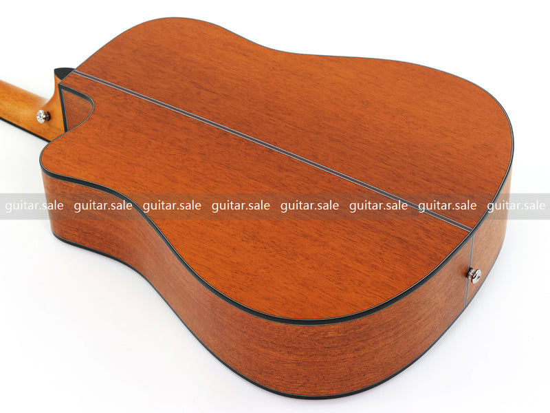41 Inch Cutaway All Mahogany Body Acoustic Guitar with Satin Finish (TY-027)