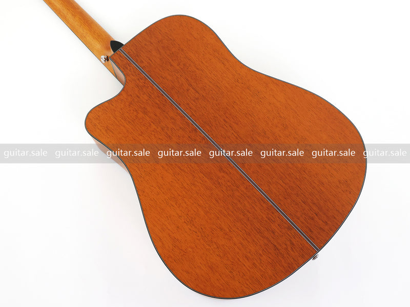 41 Inch Cutaway All Mahogany Body Acoustic Guitar with Satin Finish (TY-027)