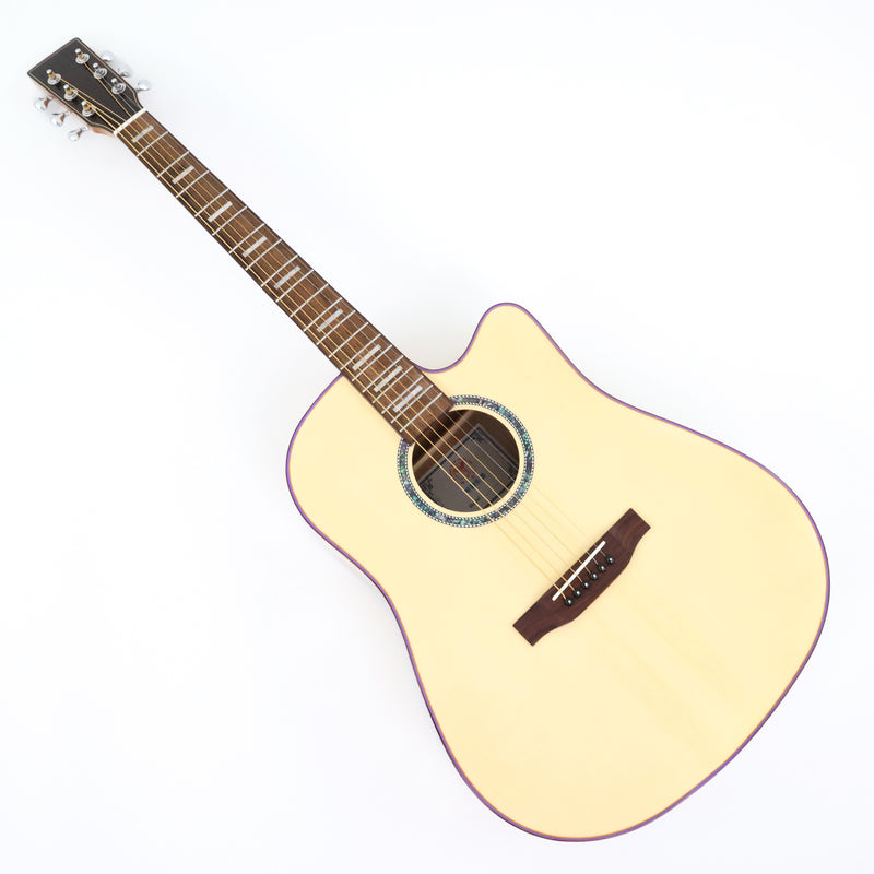 41 Inch Dreadnought Cutaway Acoustic Guitar with Gloss Finish (TY-030)