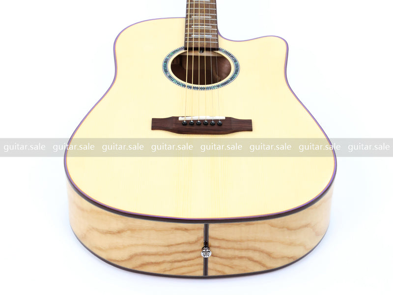 41 Inch Dreadnought Cutaway Acoustic Guitar with Gloss Finish (TY-030)