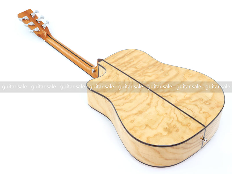 41 Inch Dreadnought Cutaway Acoustic Guitar with Gloss Finish (TY-030)