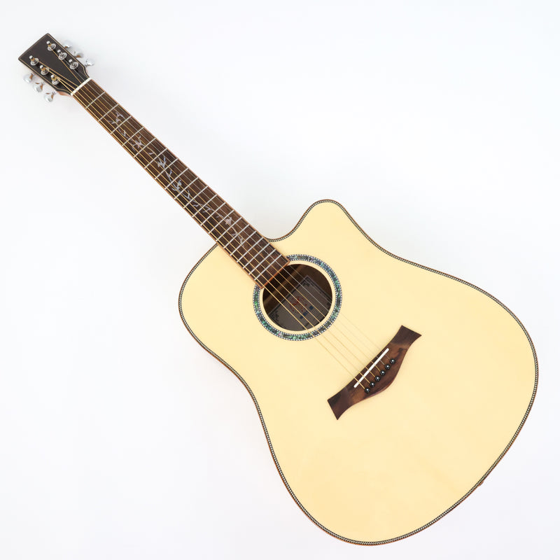 41 Inch Dreadnought Cutaway Acoustic Guitar with Gloss Finish (TY-039)