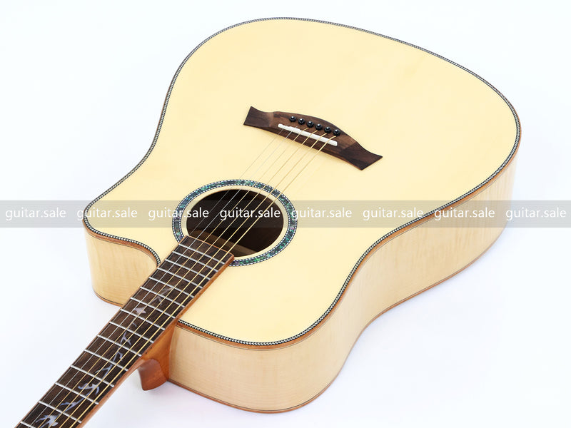41 Inch Dreadnought Cutaway Acoustic Guitar with Gloss Finish (TY-039)
