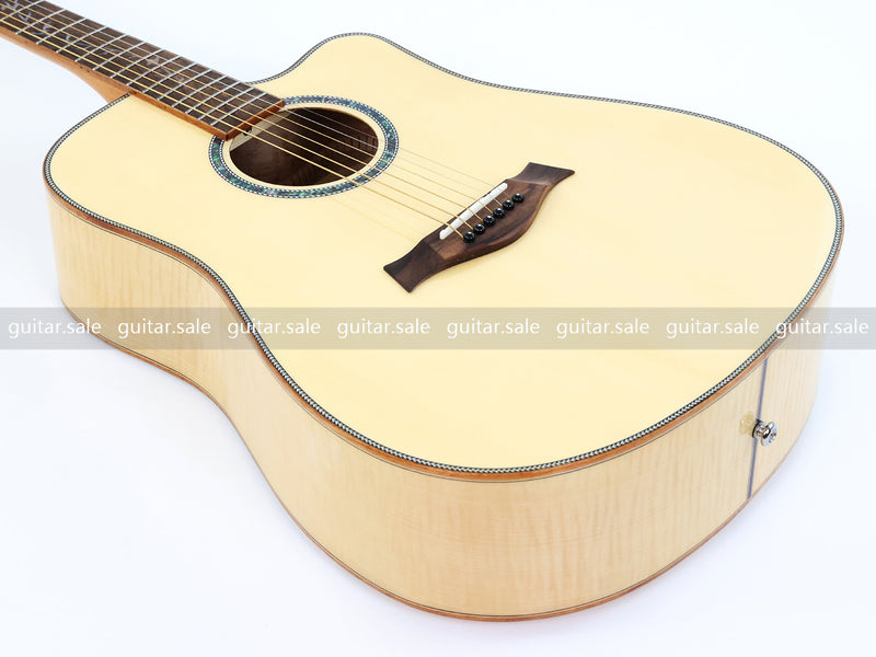 41 Inch Dreadnought Cutaway Acoustic Guitar with Gloss Finish (TY-039)