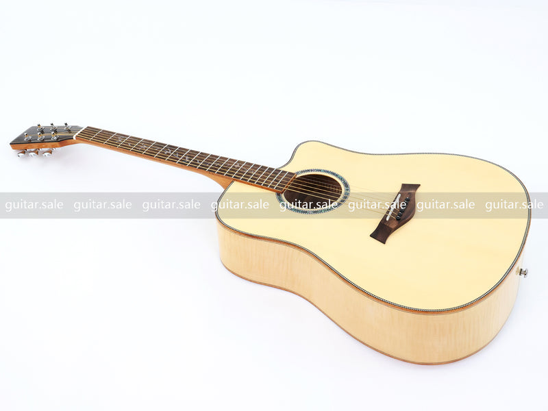 41 Inch Dreadnought Cutaway Acoustic Guitar with Gloss Finish (TY-039)