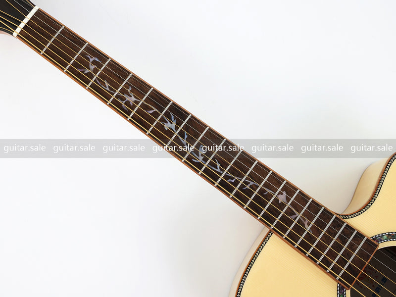 41 Inch Dreadnought Cutaway Acoustic Guitar with Gloss Finish (TY-039)