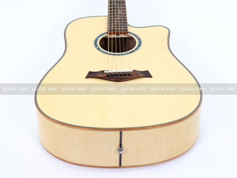 41 Inch Dreadnought Cutaway Acoustic Guitar with Gloss Finish (TY-039)