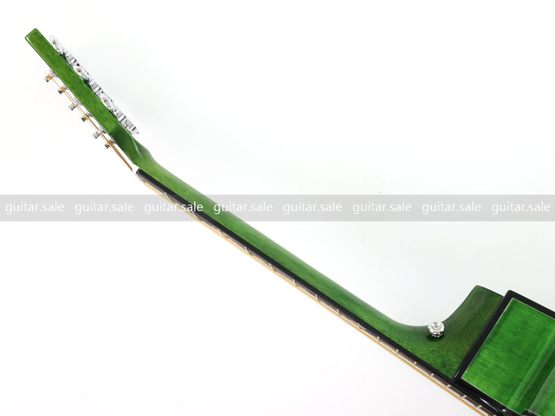 41 Inch Dreadnought Cutaway Acoustic Guitar with Washed Green Gloss Finish (TY-044)