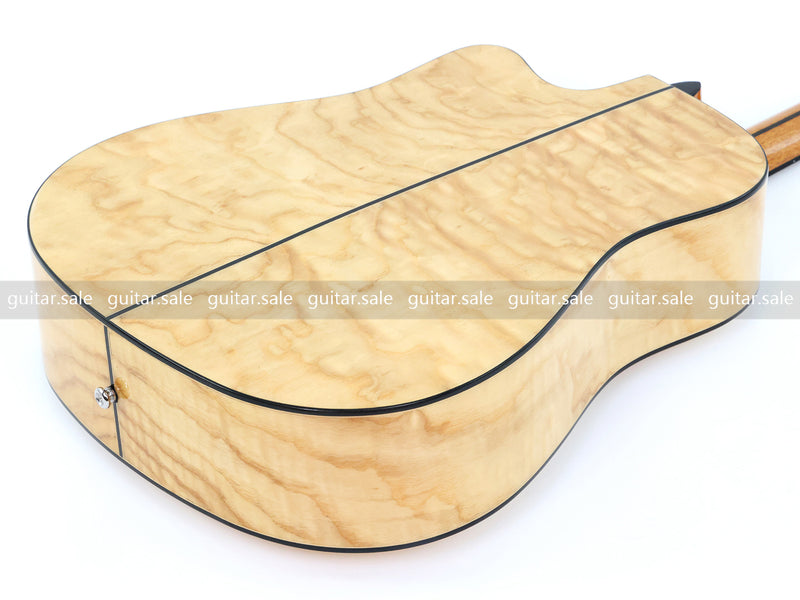 41 Inch Dreadnought Cutaway Solid Spruce Top Acoustic Guitar with Gloss Finish (TY-042)