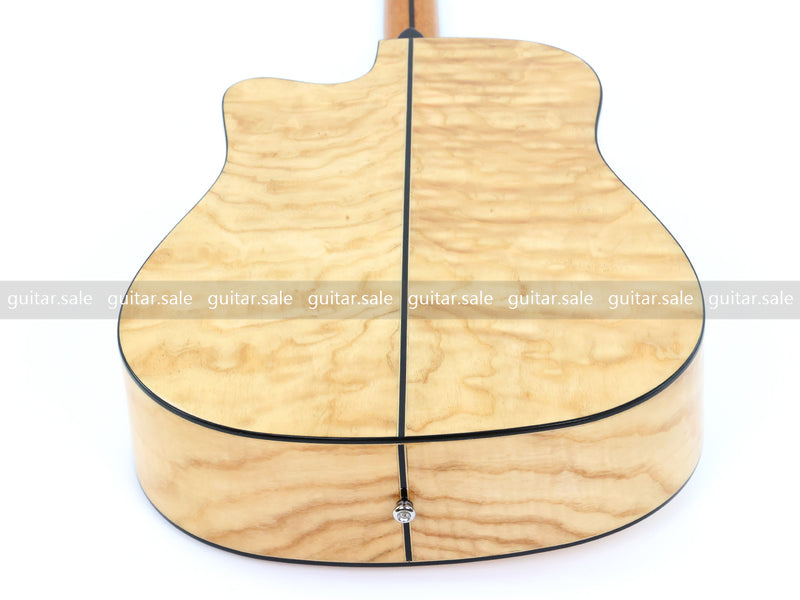 41 Inch Dreadnought Cutaway Solid Spruce Top Acoustic Guitar with Gloss Finish (TY-042)