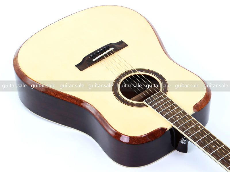 41 Inch Dreadnought Non-Cutaway Acoustic Guitar with Gloss Finish (TY-031)