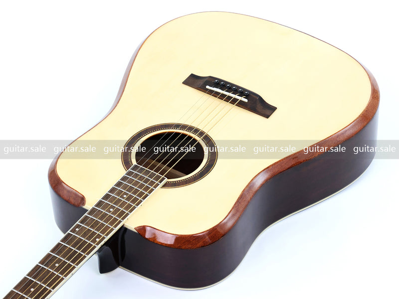 41 Inch Dreadnought Non-Cutaway Acoustic Guitar with Gloss Finish (TY-031)