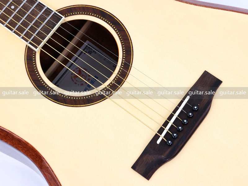 41 Inch Dreadnought Non-Cutaway Acoustic Guitar with Gloss Finish (TY-031)