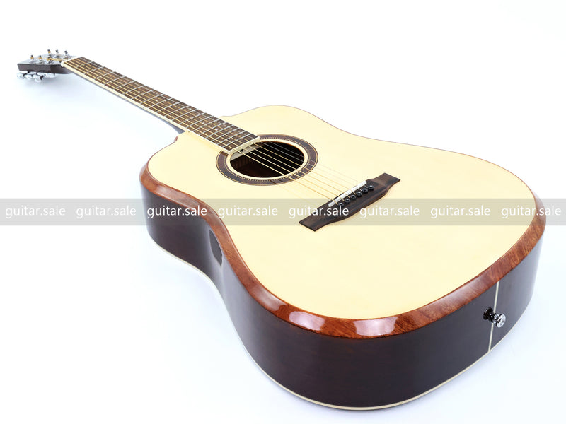 41 Inch Dreadnought Non-Cutaway Acoustic Guitar with Gloss Finish (TY-031)
