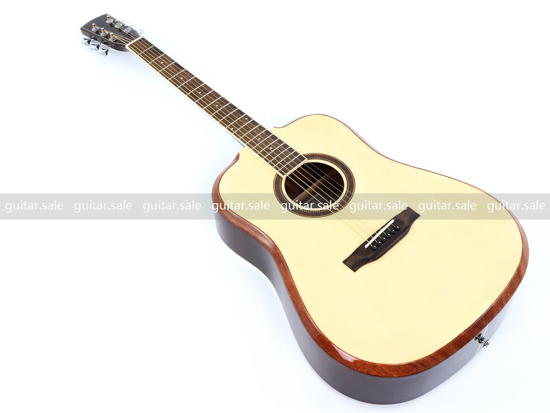 41 Inch Dreadnought Non-Cutaway Acoustic Guitar with Gloss Finish (TY-031)