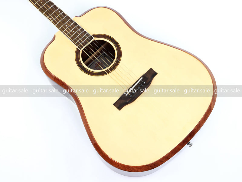 41 Inch Dreadnought Non-Cutaway Acoustic Guitar with Gloss Finish (TY-031)