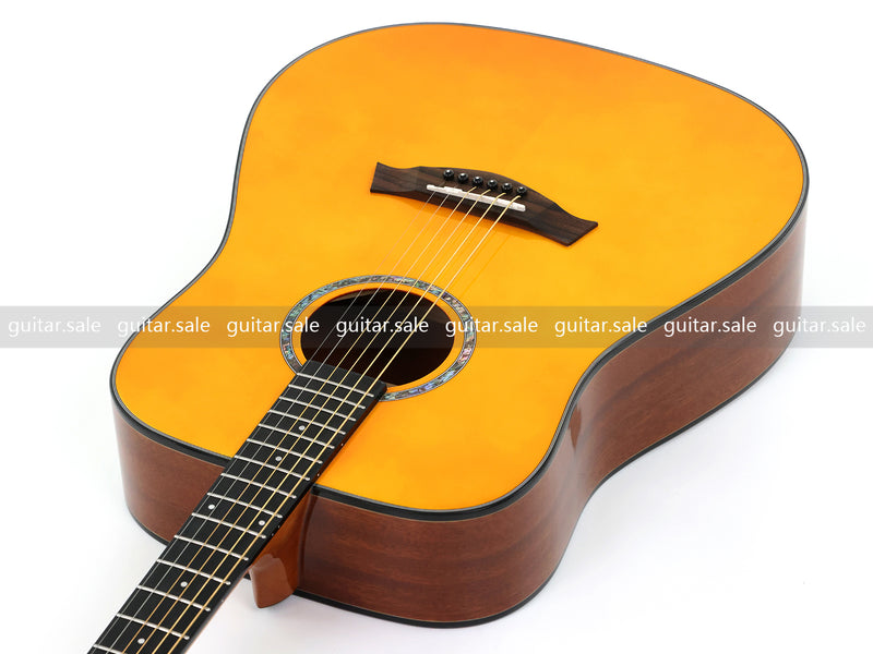 41 Inch Dreadnought Non-Cutaway Acoustic Guitar with Gloss Finish (TY-032)
