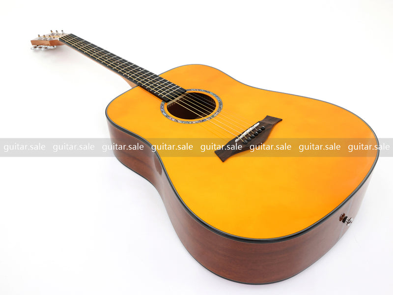 41 Inch Dreadnought Non-Cutaway Acoustic Guitar with Gloss Finish (TY-032)