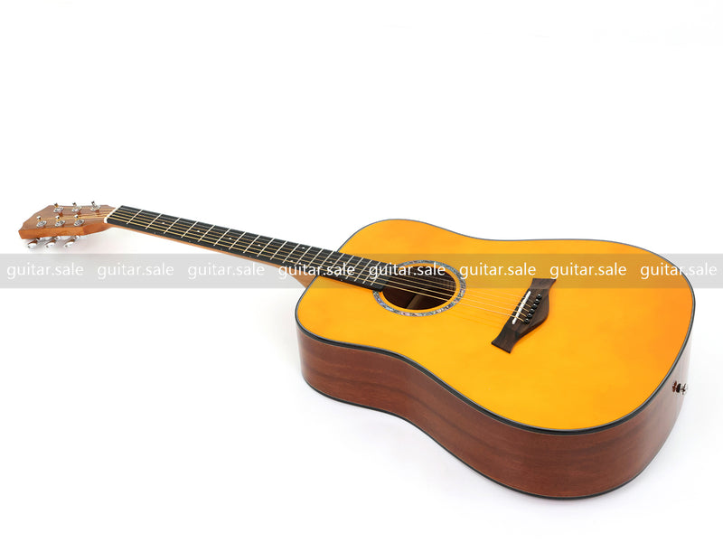 41 Inch Dreadnought Non-Cutaway Acoustic Guitar with Gloss Finish (TY-032)