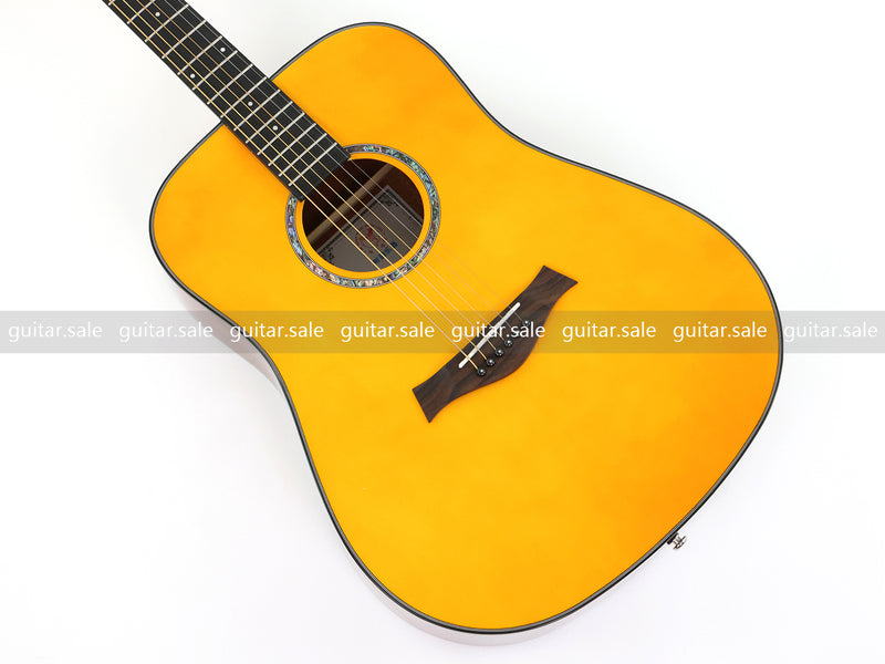 41 Inch Dreadnought Non-Cutaway Acoustic Guitar with Gloss Finish (TY-032)