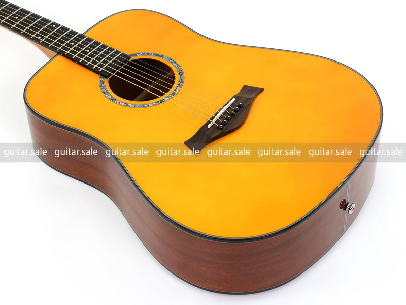 41 Inch Dreadnought Non-Cutaway Acoustic Guitar with Gloss Finish (TY-032)