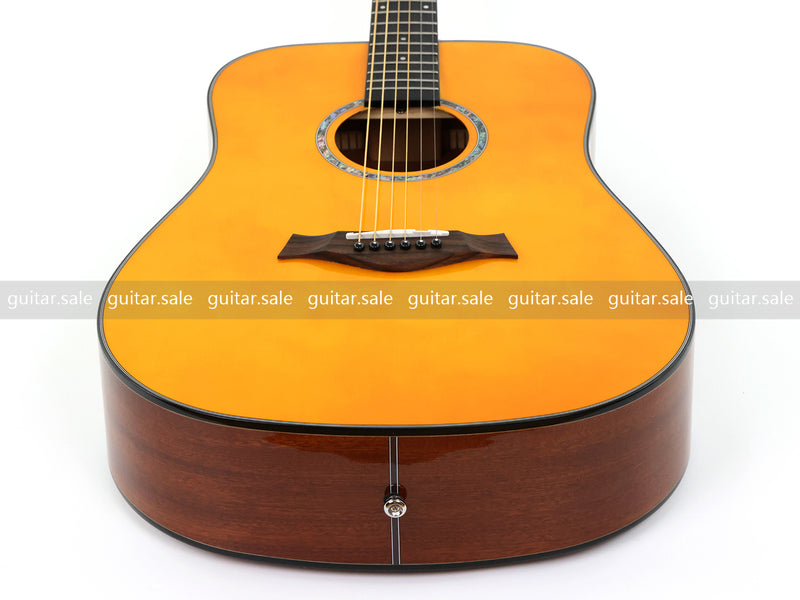 41 Inch Dreadnought Non-Cutaway Acoustic Guitar with Gloss Finish (TY-032)