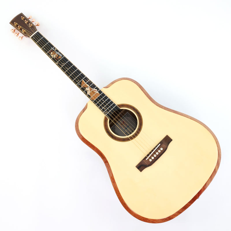 41 Inch Dreadnought Non-Cutaway Acoustic Guitar with Gloss Finish (TY-040)