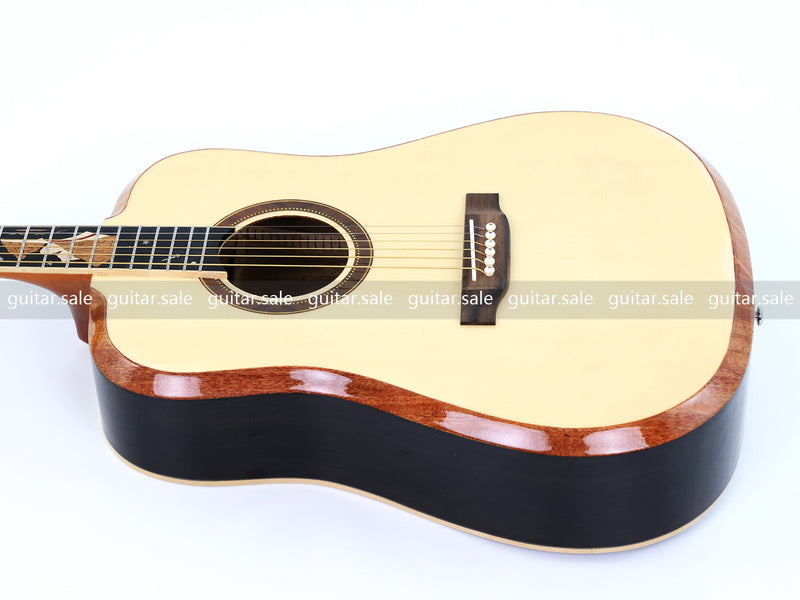 41 Inch Dreadnought Non-Cutaway Acoustic Guitar with Gloss Finish (TY-040)
