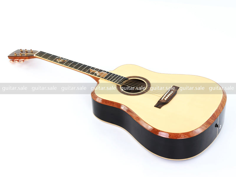 41 Inch Dreadnought Non-Cutaway Acoustic Guitar with Gloss Finish (TY-040)