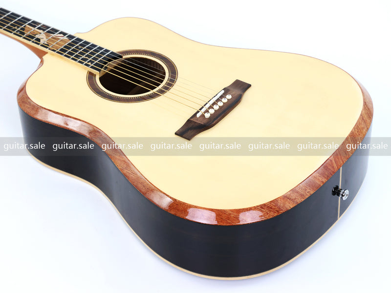 41 Inch Dreadnought Non-Cutaway Acoustic Guitar with Gloss Finish (TY-040)