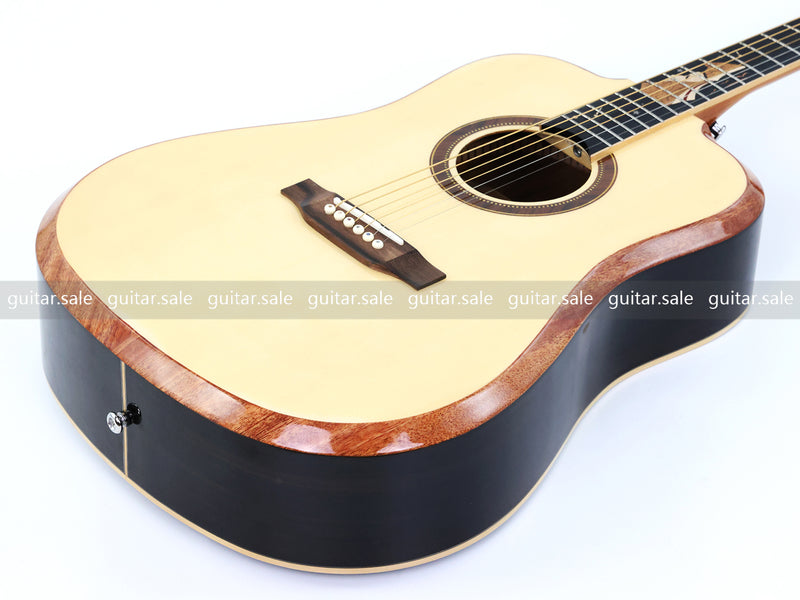 41 Inch Dreadnought Non-Cutaway Acoustic Guitar with Gloss Finish (TY-040)