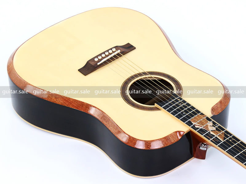 41 Inch Dreadnought Non-Cutaway Acoustic Guitar with Gloss Finish (TY-040)