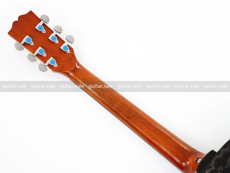 41 Inch GA Cutaway Acoustic Guitar with Black Gold Flake Gloss Finish (PMG-016)