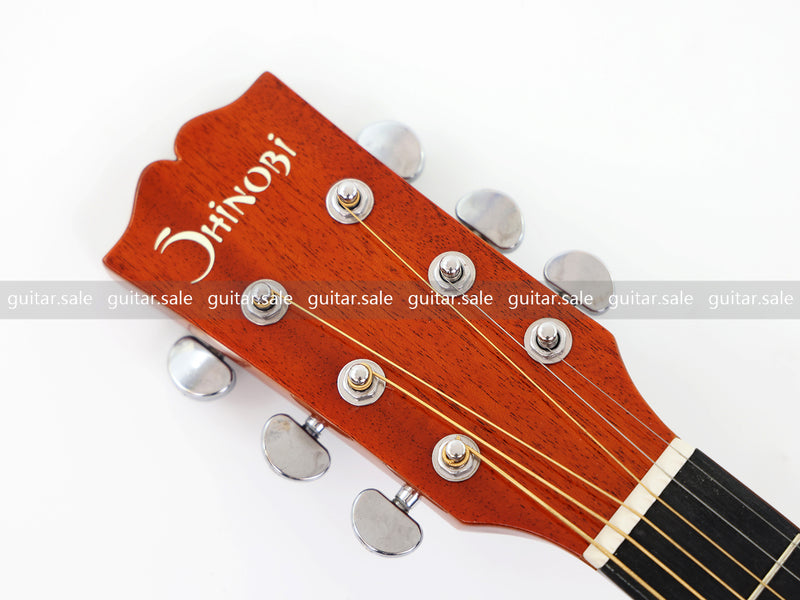 41 Inch GA Cutaway Acoustic Guitar with Black Gold Flake Gloss Finish (PMG-016)