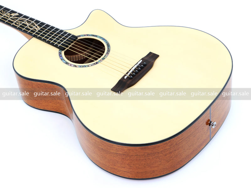 41 Inch GA Cutaway Acoustic Guitar with Gloss Finish (TY-029)