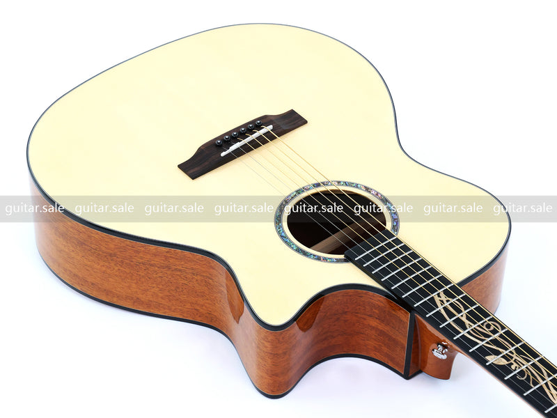41 Inch GA Cutaway Acoustic Guitar with Gloss Finish (TY-029)