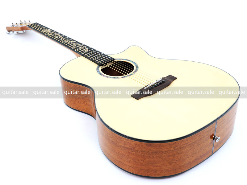 41 Inch GA Cutaway Acoustic Guitar with Gloss Finish (TY-029)